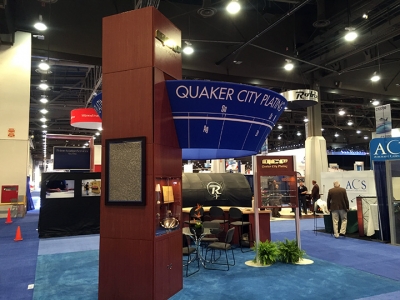 NBAA 2015, Quaker City Plating QCP 20x20 Island Exhibit