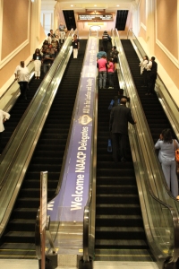 NAACP Show 2014 Escalators Mandalay Bay Convention Center, Las Vegas Nevada