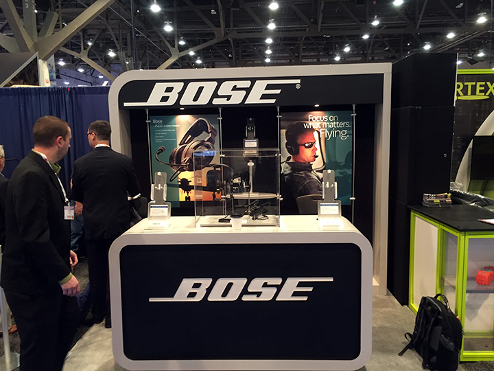 NBAA 2015, Bose 10x10 Inline Exhibit